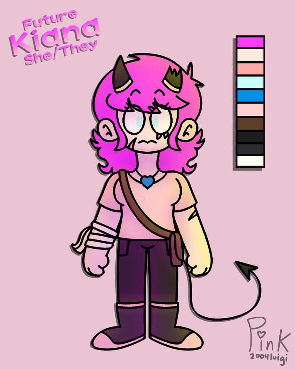 OC Reference - Future Kiana